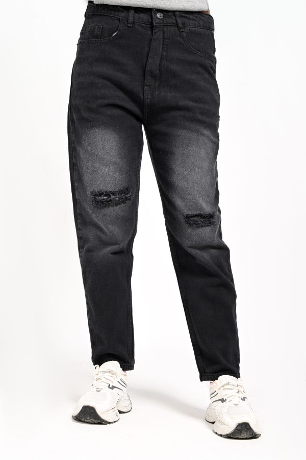 بنطلون جينز Boyfriend كاتنج حريمي - Velaro