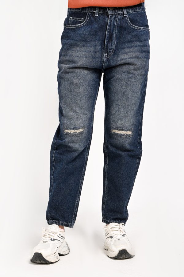 بنطلون جينز Boyfriend كاتنج حريمي - Velaro